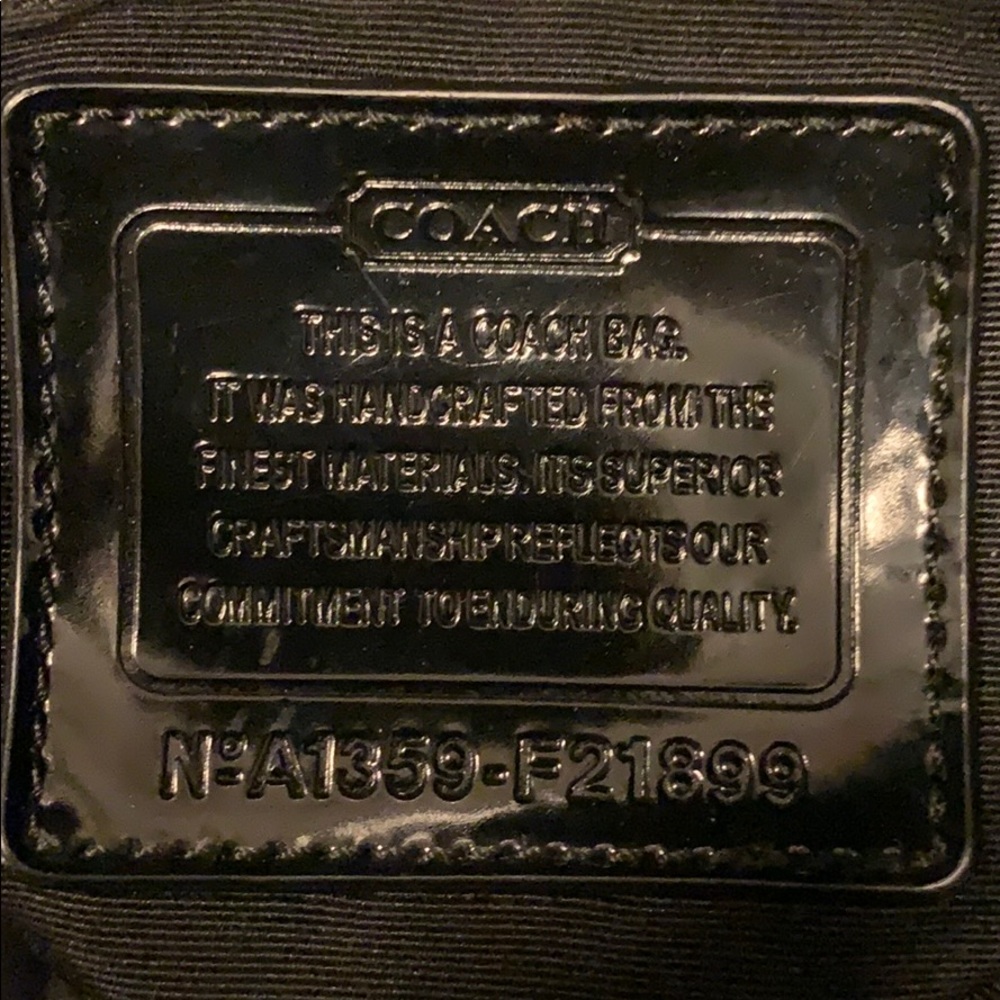 Authentic Coach Purse - Picture 6 of 8